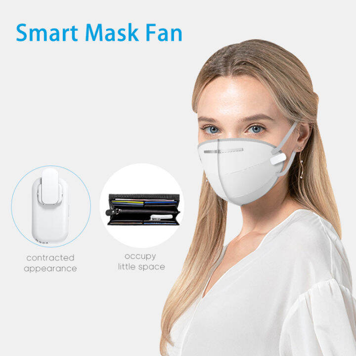 Wearable Air purifying Mask Fan Face Mask Electric intelligent anti