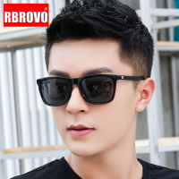 RBROVO 2021 Luxury Retro Sunglasses Men Vintage Sunglasses Men Mirror Square Glasses For Men Brand Designer Lunette Soleil Homme