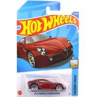 No. 156 Alfa Romeo 8C COMPETIZIONE Wine Red Mattel Hot Wheels Alloy Sports Car