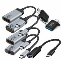 Type C HDMI VGA DP OTG Adapter Cable Type C to USB 3.0 Adapter Connector Type C Male To USB 3.0 A Female OTG Data Cord Adapter Adapters