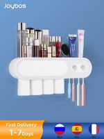 [HOT TAIOPXKWLGLW 585] ห้องอาบน้ำที่วางแปรงสีฟันไฟฟ้า Wall Automatic Toothpaste Squeezer พร้อม MagneticDevice For Dental Brush Bathroom Organizer