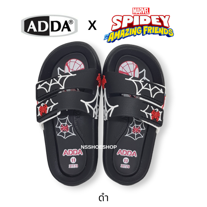 adda-31t73-สไปเดอร์แมน-spider-man-รองเท้าแตะเด็กแบบสวม