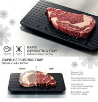 1Pcs Fast Defrosting Tray Thaw Frozen Food Meat Fruit Quick Defrosting Plate Board Defrost Tray Kitchen Gadget Tool