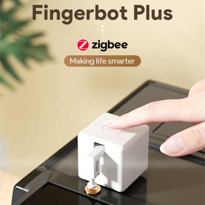 ที่เก็บเป็ด-tuya-zigbee-fingbot-บวกสวิตช์เปิดปิด-fingerbot-อัจฉริยะตัวจับเวลาชีวิตอัจฉริยะการควบคุมด้วยเสียงทำงานร่วมกับ-alexa-go-ogle-ผู้ช่วย