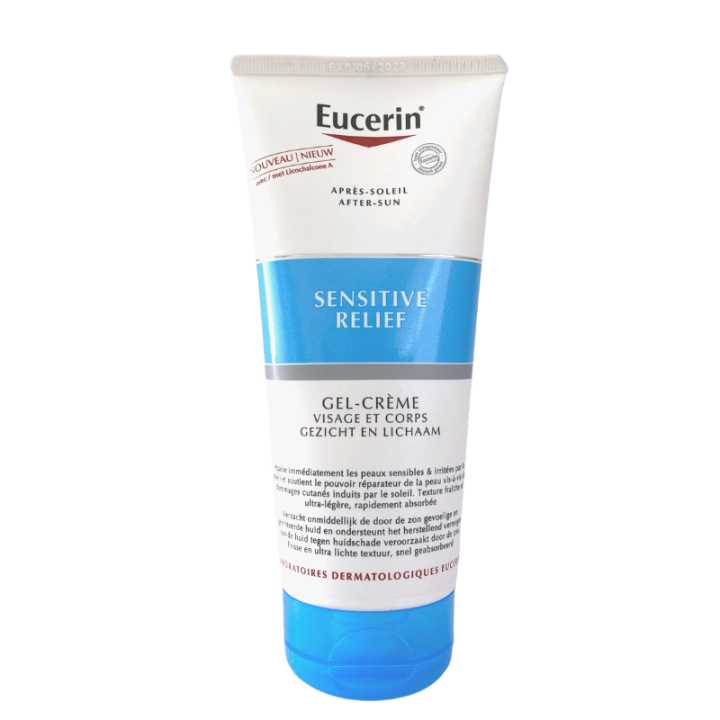 Eucerin After Sun Gel Crème Sensitive Relief ยูเซอรีน อาฟเตอร์ซัน เซนซิ