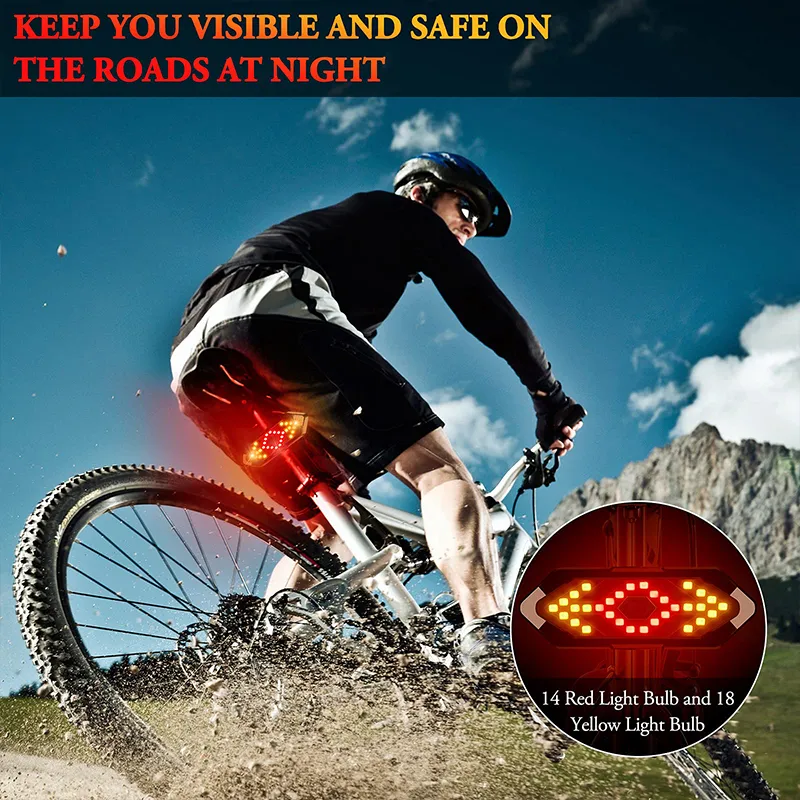 Intelligent bicycle sales direction indicator light