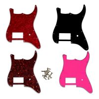 Pleroo Gitar 11 Lubang Sekrup Pickguard Cocok Untuk Fender Tom Delonge Strat Gitar Spec Strat Dengan Bridge PAF Humbucker