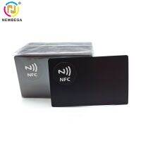 Metal NFC Contactless Business CardNtag216 Gift CardsWith Chip DUI/DYIRFID TechnologyMatt Black Design 1PCS