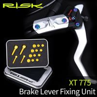 ชุดน็อตไทเทเนี่ยมแต่งจักรยาน RISK ใส่เบรค TITANIUM for Shimano XT775 (กล่องมีตำหนิ)