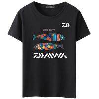 Daiwa Fishing Tshirts Jersey Cotton Fishermen Angling Carp Trout Bass Lure Antiuv Quick Dry Breathable Clothing