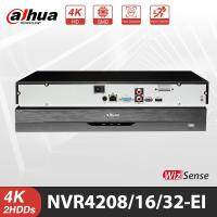 J44 Dahua NVR4216-EI NVR4208-EI อัพเกรด NVR4232-EI NVR4208/16/32-4KS2/L 8/16/32ช่อง1U 4K พ่อมดเครื่องบันทึกวีดีโอเครือข่าย