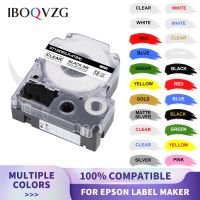 【LZ】♣⊕  Iboqvzg 6/9/12/mm etiqueta compatível para epson ss6kw ss9kw ss12kw preto no branco para epson rei jim lw400 lw600p lw700 fabricante de etiquetas