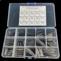 150PCS Boks M1M1.5M2M2.5M3 Cotter Terpisah Set Kit Dengan Kotak Split Peternak Pengikat Baja Tahan Karat Aneka Pin Spring Pin