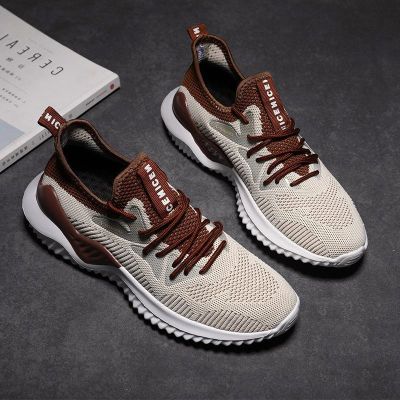 [COD] Foreign trade pick-up mens shoes shock-absorbing increased height cut standard casual sports running