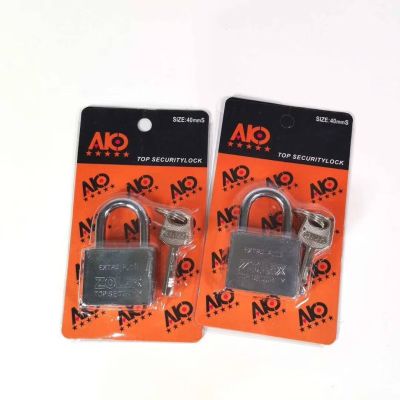 AIO Key lock กุญแจล็อคประตู กุญแจลีอคบ้าน  ชุดกุญแจบ้าน วัสดุสแตนเลส 304 กุญแจล็อคอเนกประสงค์ ไซด์ 40mm ชุดกุญแจ กุญแจ  แม่กุญแจล็อค กุญแจล็อค