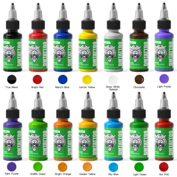 INtenze tattoo pigment ink 30ml/bottle For Body Art Natural Plant Tattoo  Machine Supplies professional generally