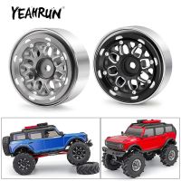 YEAHRUN Metal Alloy Beadlock Wheel Rims Hubs for TRX-4M Bronco Defender 1/18 Axial SCX24 1/24 RC Crawler Car Truck Model Parts Electrical Connectors