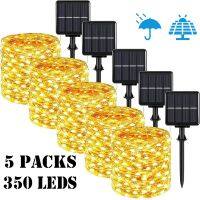 ▩ 7m/12m/22m/32m LED Solar Light Outdoor Garden Fairy String Light Led Twinkle Waterproof Lamp for Christmas Patio Tree Party