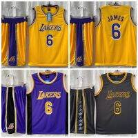 ชุดบาส เสื้อบาส ทีมlakers เบอร์6