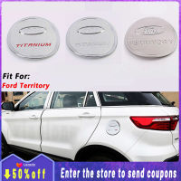 Xuming Cod Ford Territory 2019 2020 2021ฝาครอบถังแก๊สการใช้ถัง Chrome ฝาครอบรถอุปกรณ์เสริม