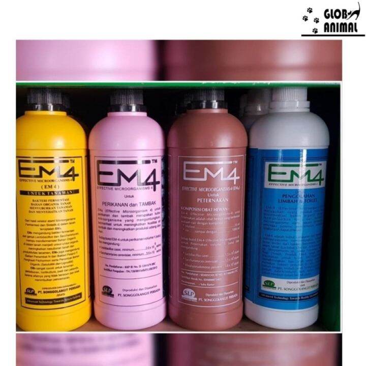EM4 1 liter pupuk organik perikanan peternakan PENGOLAHAN LIMBAH EM 4 ...