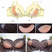 ผู้หญิงซิลิโคน Bra GEL เจลที่มองไม่เห็นเต้านม Push Up Bra ใส่ชุดบิกินี่ชุดว่ายน้ำ Breast Enhancer แทรก