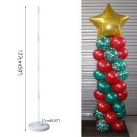 hotx【DT】 Birthday Column Plastic Arch with Base and Pole for Ballons Holder Wedding