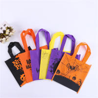 Halloween Decorations Halloween Party Supplies Halloween Tote Bags Bat Pumpkin Witch Ghost Bags Happy Halloween Party Decor