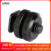 SZRIG Universal Shoe Mount Adapter พร้อม 3/8 "-16 เกลียวตัวผู้และน็อตล็อคสำหรับอุปกรณ์เสริมกล้อง-orefq3765