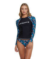 69SLAM WOMEN SWIMWEAR TROPICAL PARROTS AVA UV PROTECTED LONG SLEEVES RASH VEST / เสื้อว่ายน้ำแขนยาวป้องกันรังสียูวี หญิง