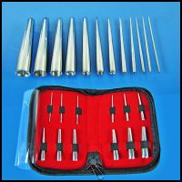 【CW】 BOG  316L Steel Insertion Pins Taper Expander Stretching Kit Concave Ear Taper Set Professional Body Piercing Tool 12PCS/Kit