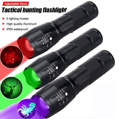 Rechargable Ultraviolet Flashlight Zoomable 395nm Purple LED Flashlights Animal Urine Inspection Waterproof UV Torch Light Rechargeable Flashlights