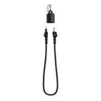 LifeProof LIFEACTÍV USB A-Lightning Lanyard Cable - Retail Packaging - BLACK