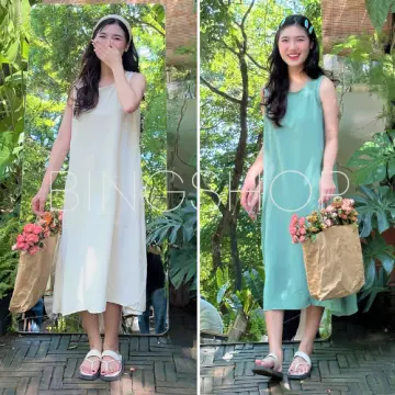 3 màu váy suông vải đũi không nhăn cho mùa hè  Thời Trang Thủy  YouTube