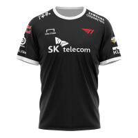 New Fashion2023 SKTelecom T1 Jersey Faker Fan T-Shirt LOL LCK Support Sports Uniforms Tee Men Casual Tops 2023