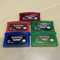 Pokemon Series GBA NDSL NDS GBM GBA SP เกมวิดีโอเกม 32 บิตคอนโซลการ์ดหน่วยความจำ 5 คลาสสิกสำหรับ Nintendo รุ่น USA-fhstcjfmqxjkf