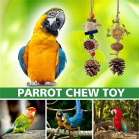 Parrot Bird Chew Toy Chewing Small Ratten Balls Guinea Squirrels Care Pigs Oral D4N0