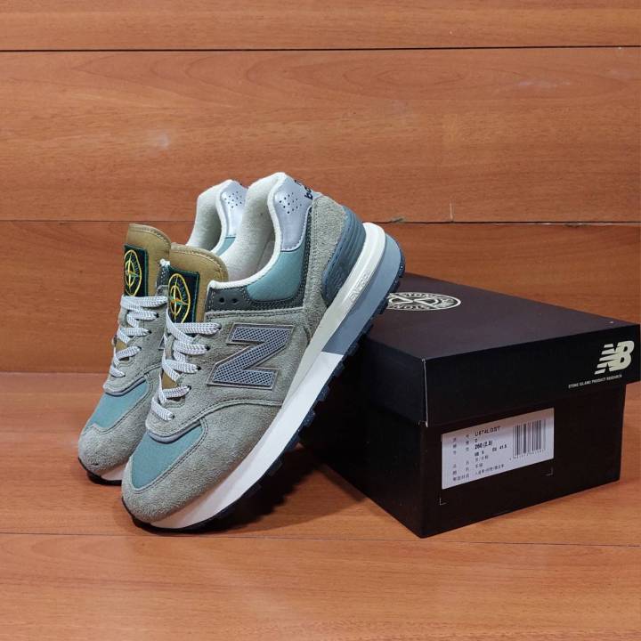 Sepatu Olahraga Sneakers New Balance 574 Legacy X Stone Island