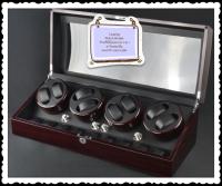 Lunping Watch Winder กล่องหมุนนาฬิกา ออโตเมติก แบบอโตเมติก 8 เรือน ควอตซ์ 9 เรือน สีดำ/ดำ (มีรับประกัน)