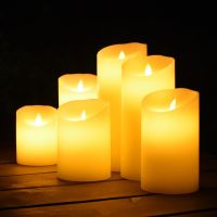 【CW】 Flameless Flickering Electrical Paraffin Wax LED Candle For Wedding Party Home Christmas Decoration Supplies Night Light