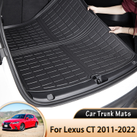 รถด้านหลัง Trunk Mats สำหรับ Lexus CT 200H ZWA10 2011 ~ 2022 2020 2021ชั้นกันน้ำถาด Liner Cargo Boot พรมโคลนอุปกรณ์เสริม