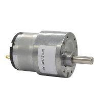 DC 12V 24V Gear Motor High Torque Speed Reduction Gear Motor Electric Metal Mini Gear Reducer Motor 7 600RPM Gearbox Reducer