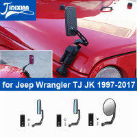 JIDIXIAN รถ Blind Spot กระจกย้อนกลับกระจกเสริมสำหรับ Jeep Wrangler TJ JK 1997-2017กระจกมุมกว้างอุปกรณ์เสริม