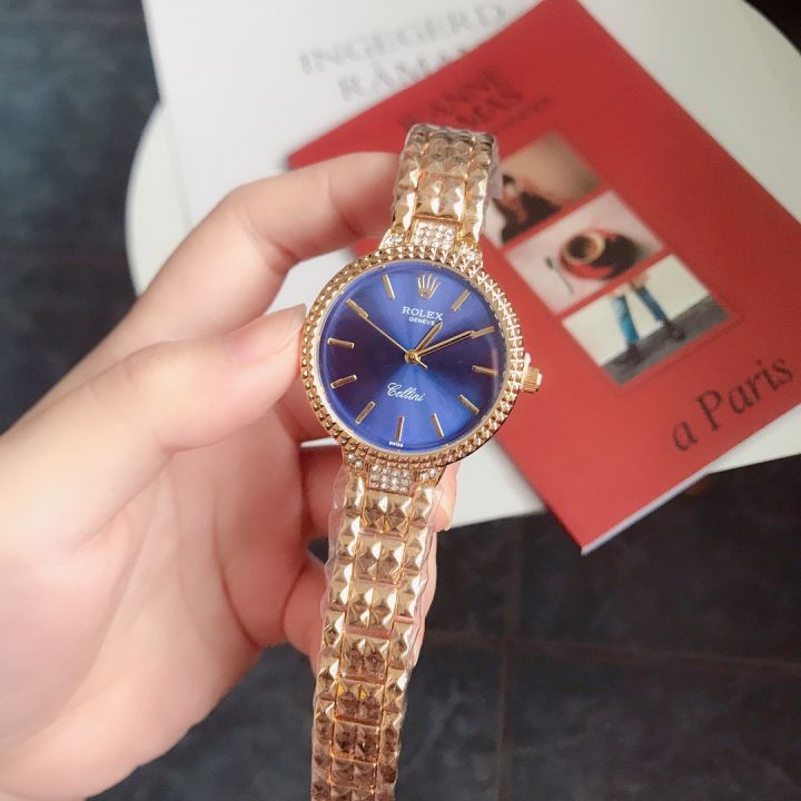 6สไตล์-นาฬิกาควอทซ์ผู้หญิงแบรนด์หรูสายรัดคุณภาพสูงนาฬิกาข้อมือสตรีแฟชั่นนาฬิกานักศึกษาคลาสสิคอเนกประสงค์