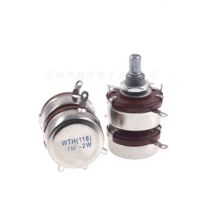 (1PCS)   WTH118-2  2W   Double Potentiometer  1K / 2.2K /  4.7K / 10K / 22K / 47K / 100K / 220K / 470K / 1M / 2.2M Potentiometer