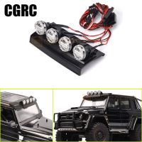 Car Roof Spotlight Off-road Searchlight For 1/10 RC Crawler Car Traxxas Mercedes Benz TRX4 G500 TRX6 G63 DIY PART