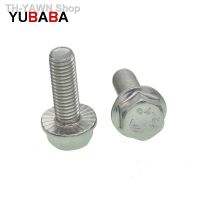 M5 M6 M8 M10 M12 Stainless steel Hexagon Bolts With Flange GB5789 Flanged toothed anti-slip screw