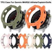 หนามเตยนาฬิกาเคสกรอบสำหรับ Garmin MARQ2นักกีฬา/กัปตัน /Golfe สร้อยข้อมืออัจฉริยะปลอกป้องกันหน้าจอสำหรับ Garmin MARQ 2เคส