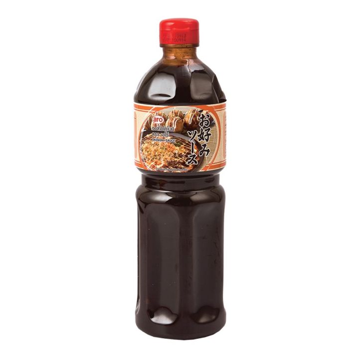 aro Okonomiyaki Sauce 1 L.เอโร่ ซอสโอโคโนมิยากิ 1 ลิตร.