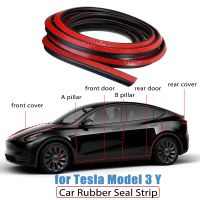 【LZ】vfvixy For Tesla Model 3 Y Car Door Rubber Seal Strip Kit Noise Insulation Trunk Hood A B Pillar Trim Sealing Accessories